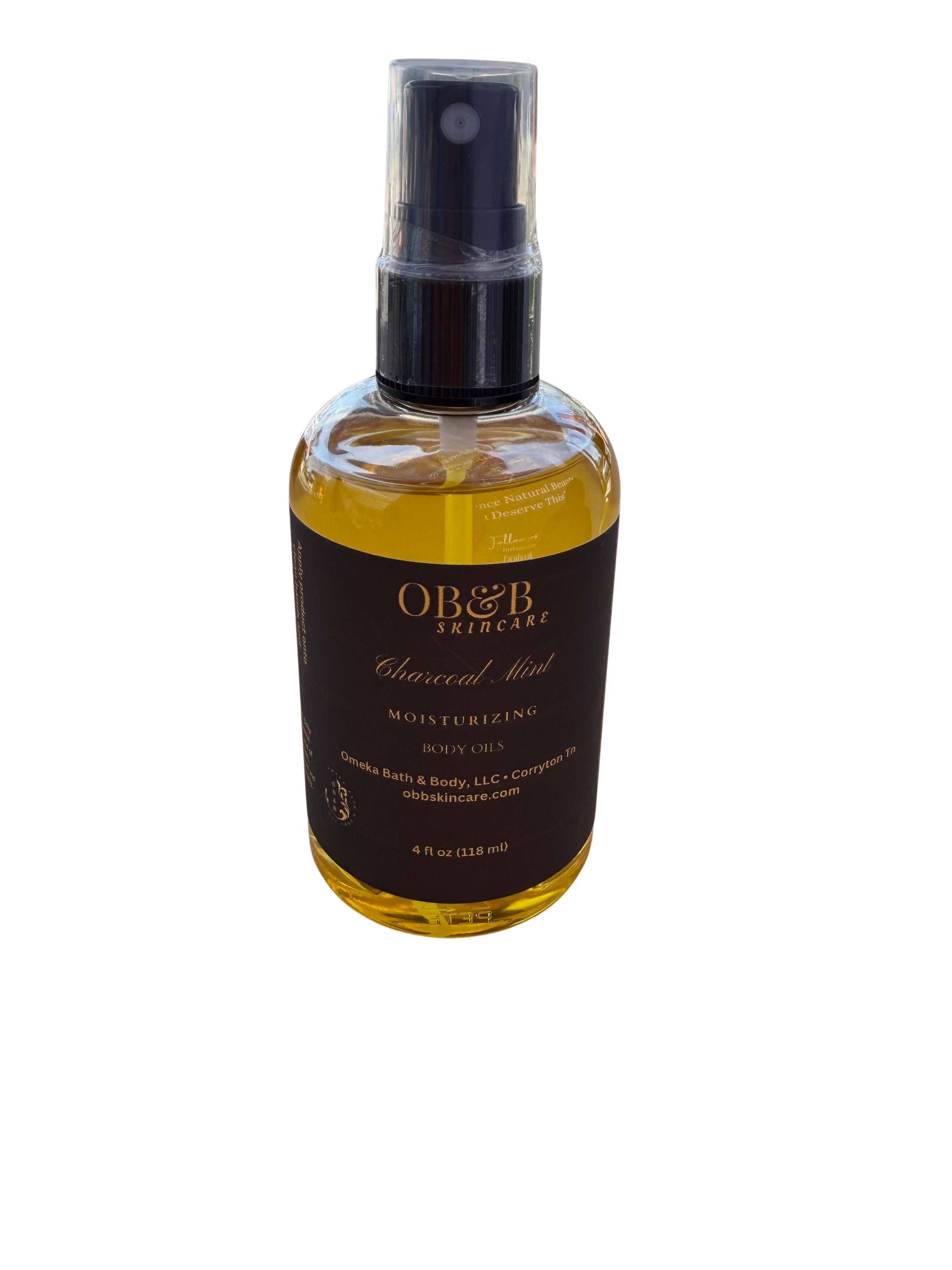 Charcoal Mint Body Oil