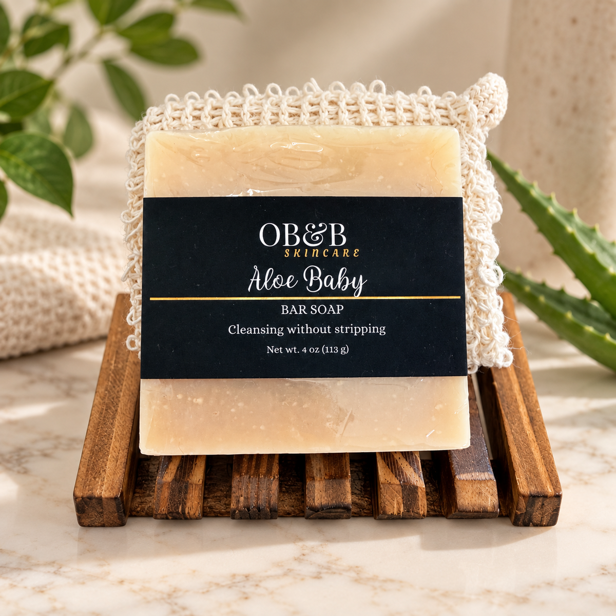 Aloe Baby Bar Soap - OB&B Skincare