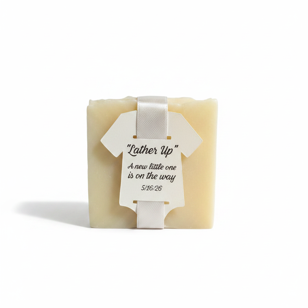 Baby Shower Soap Party Favor - Clean Background