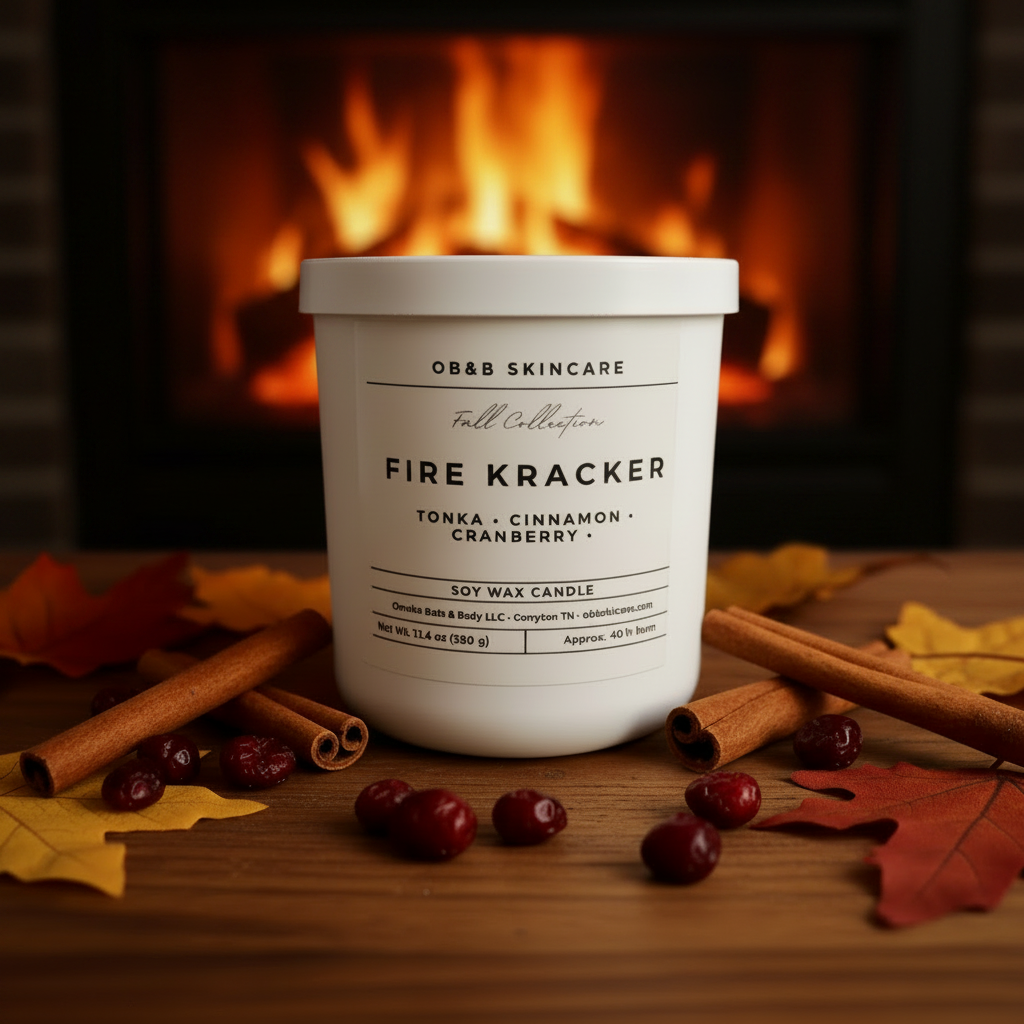 Fire Kracker Candle - Fireplace
