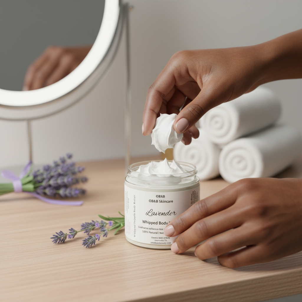 Lavender Body Butter - White Product