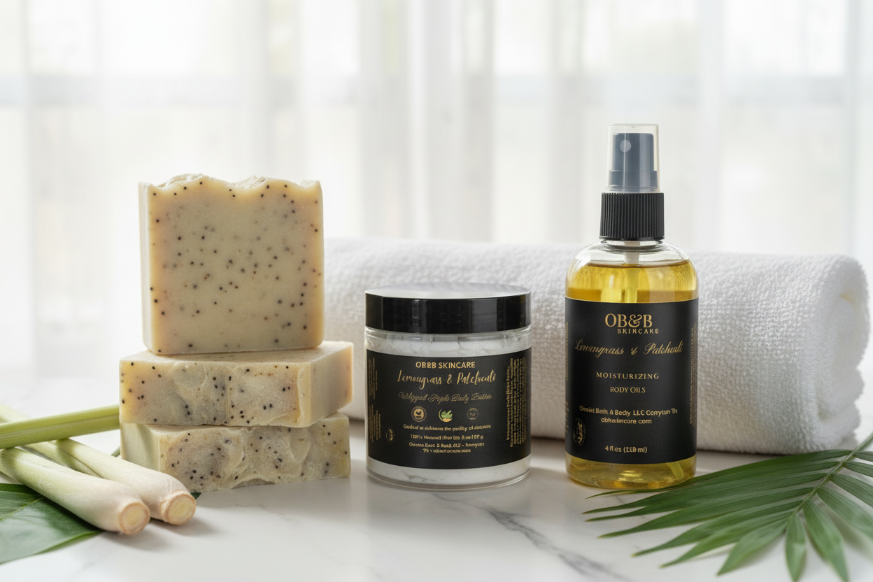 Lemongrass & Patchouli Trio – Marble