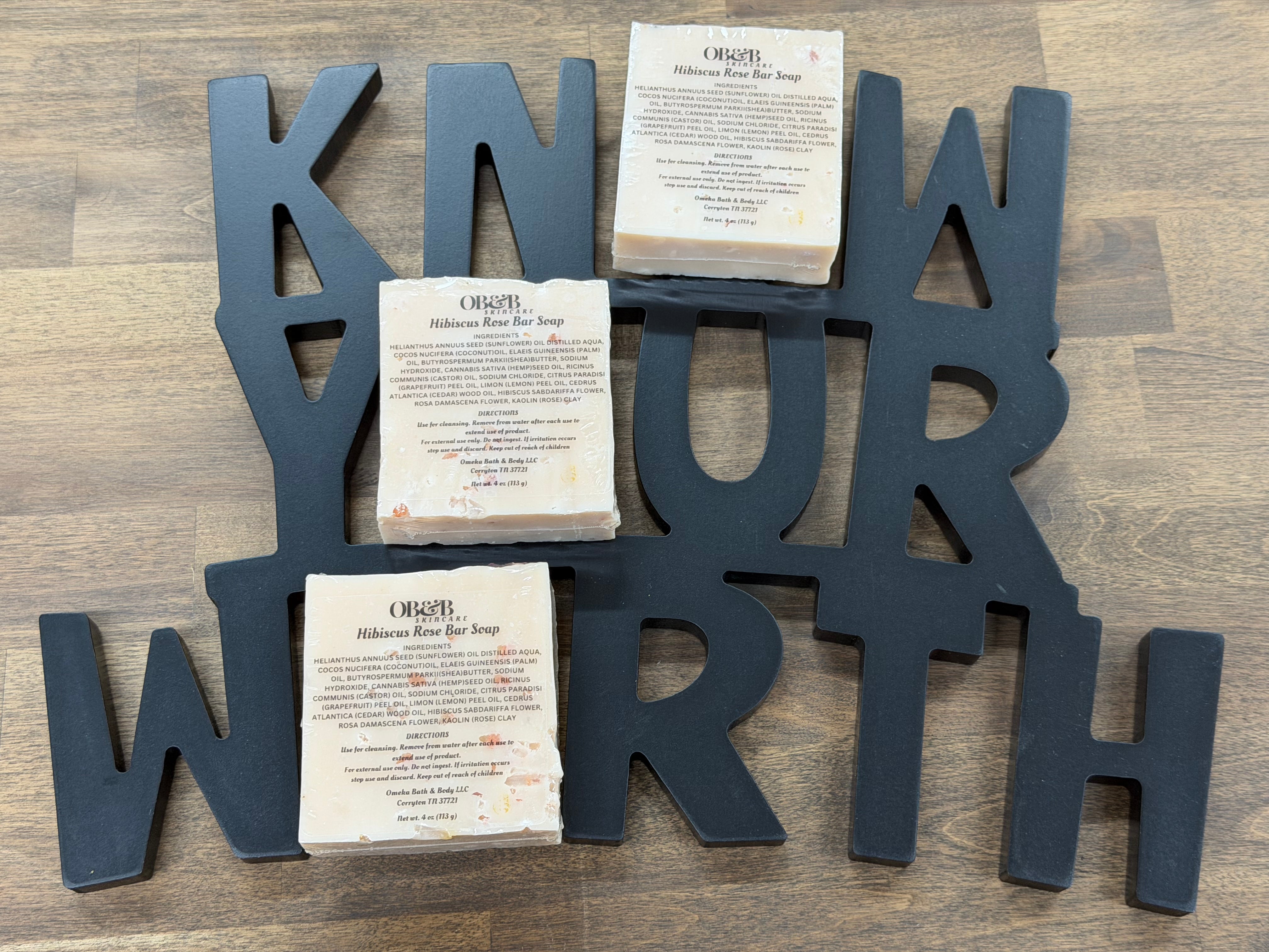 Hibiscus Rose Bar Soap