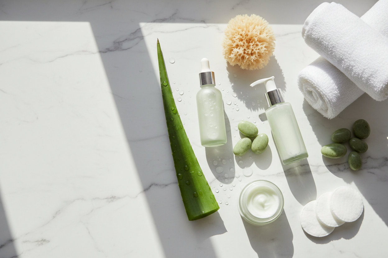 Natural skincare beauty image