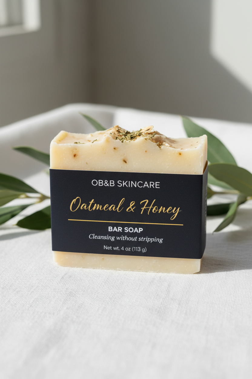 Oatmeal & Honey Bar Soap