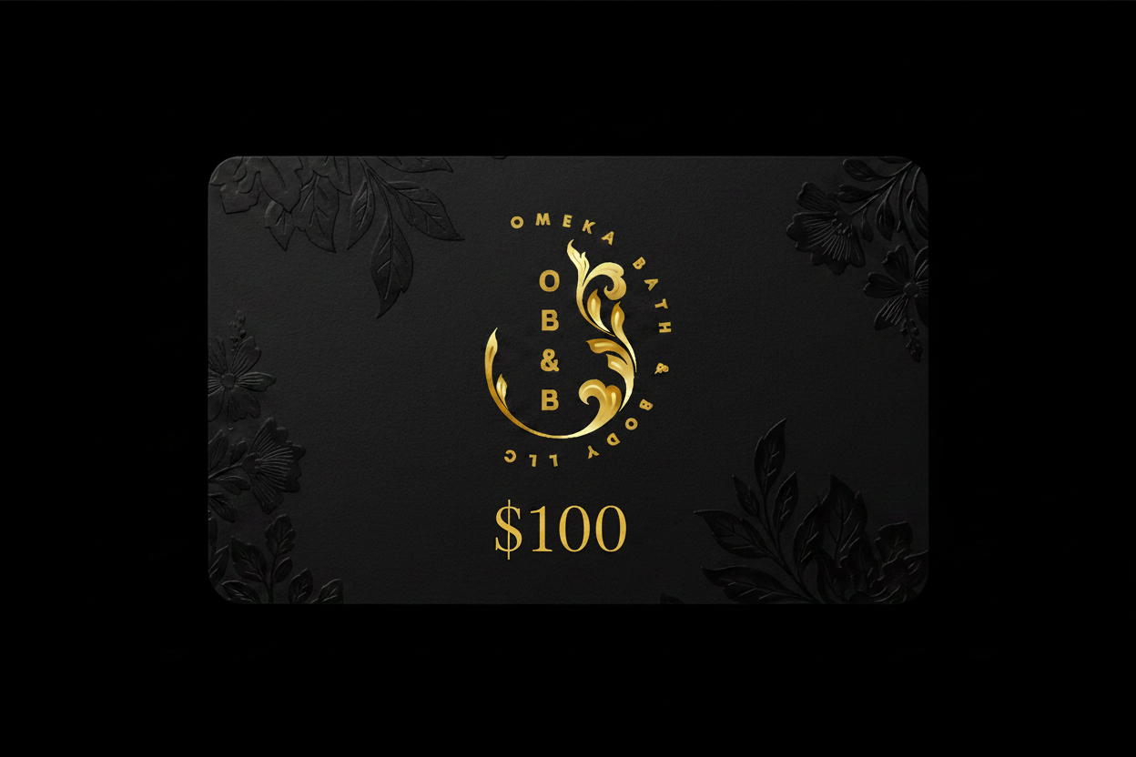 OB&B Skincare Gift Card Single Front