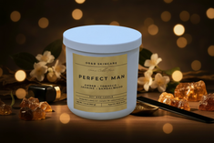 Perfect Man Candle in Background