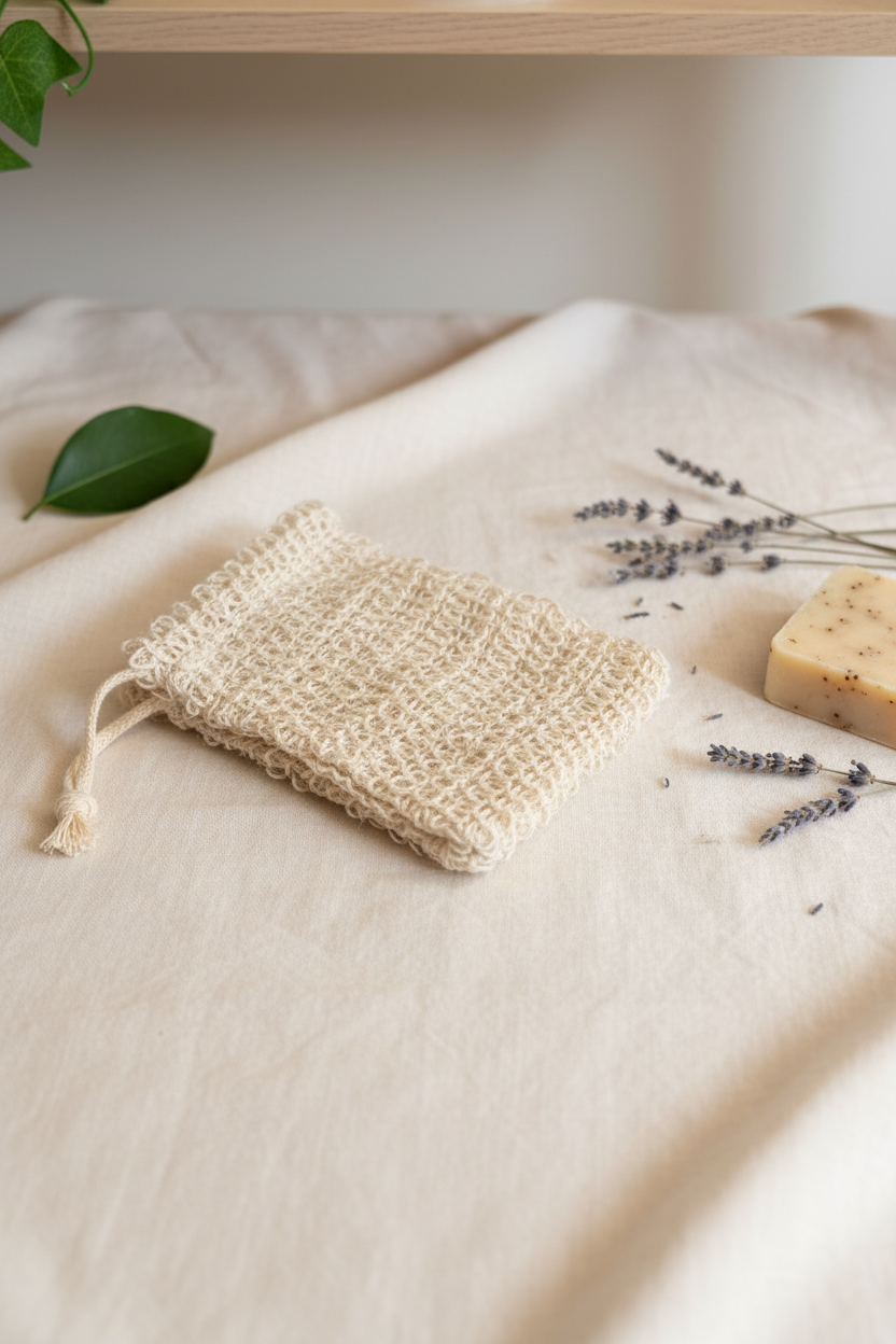 Sisal Soap Bag Background