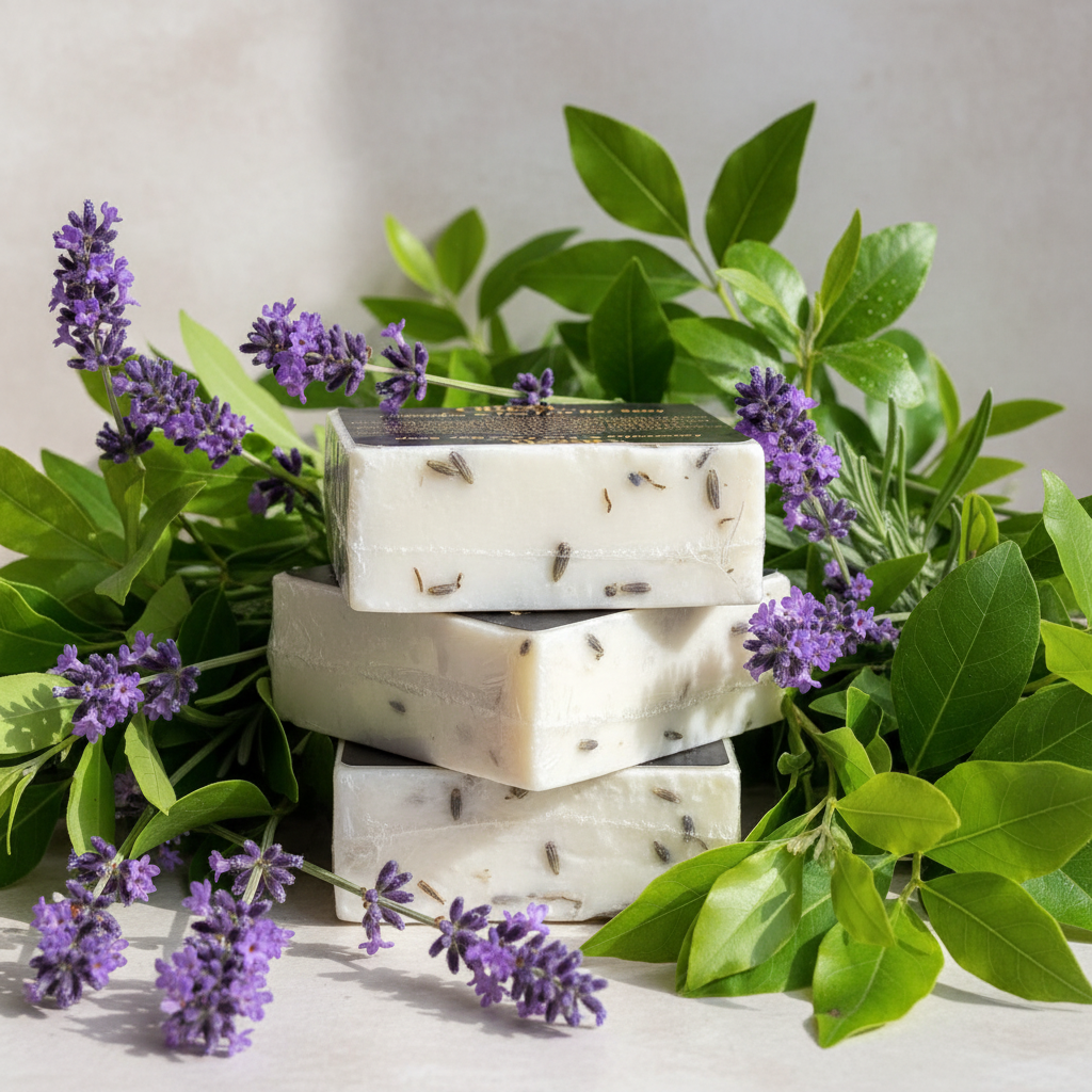 lavender and tea tree oil soap Lavender & Tea Tree Bar Soap | Daily Calming Cleanser