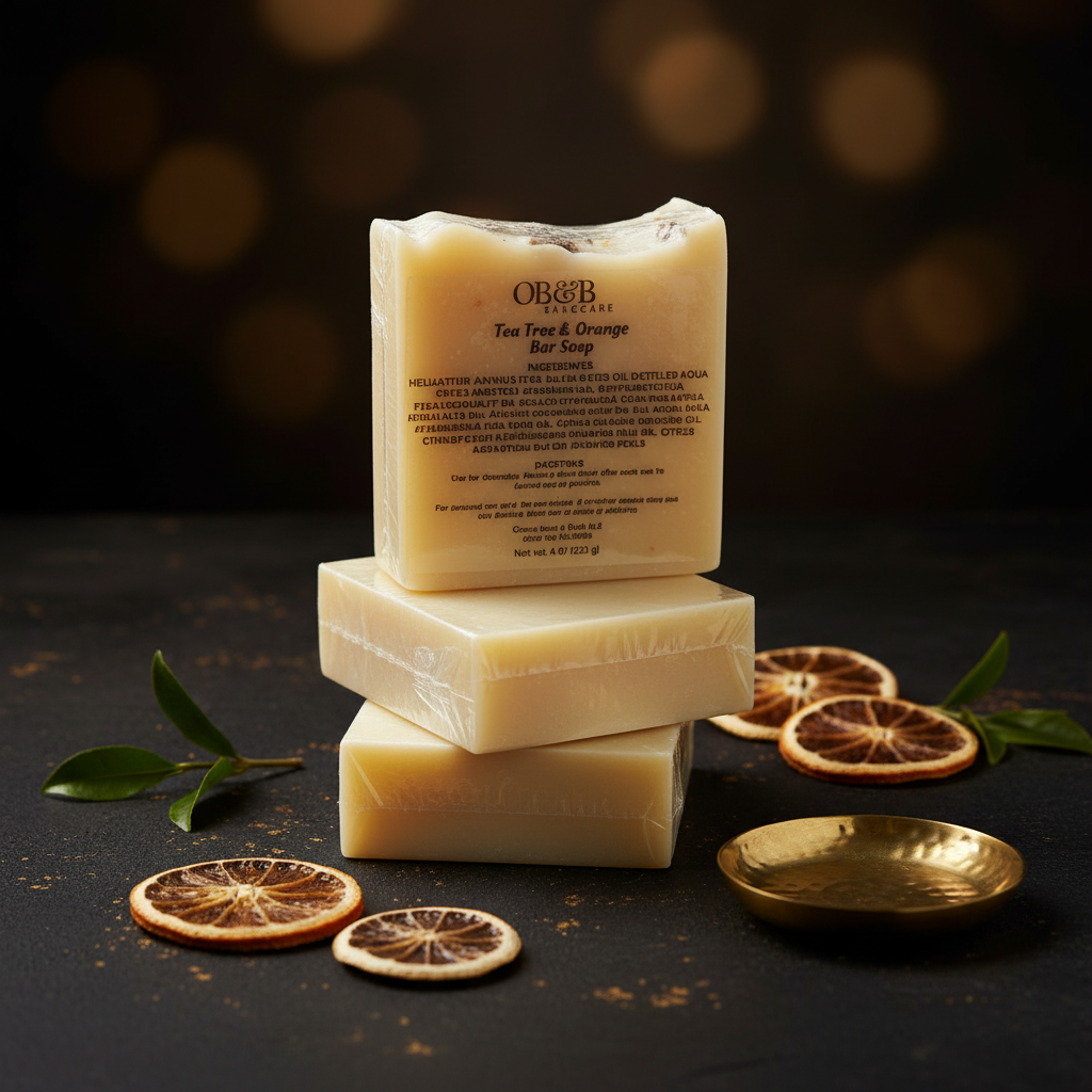 Tea Tree & Orange Bar Soap Lifestyle