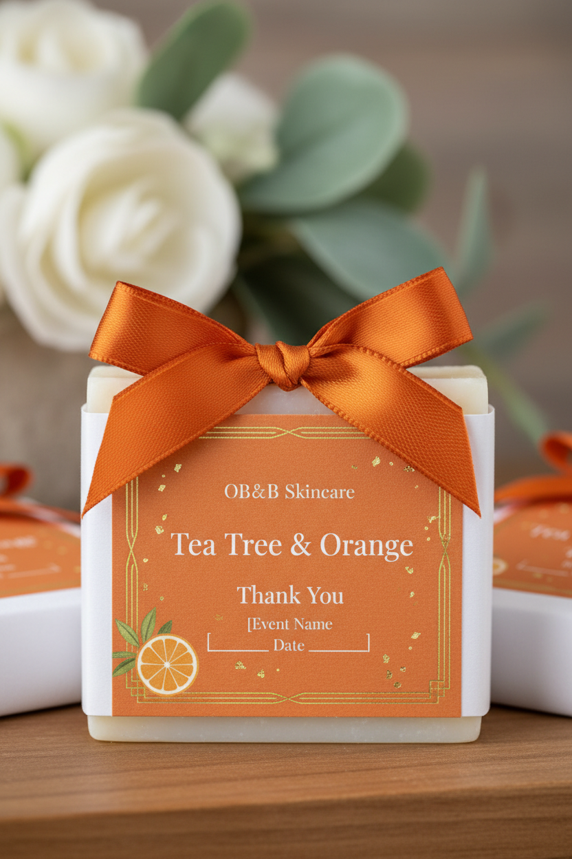 Tea Tree & Orange Party Favor Label