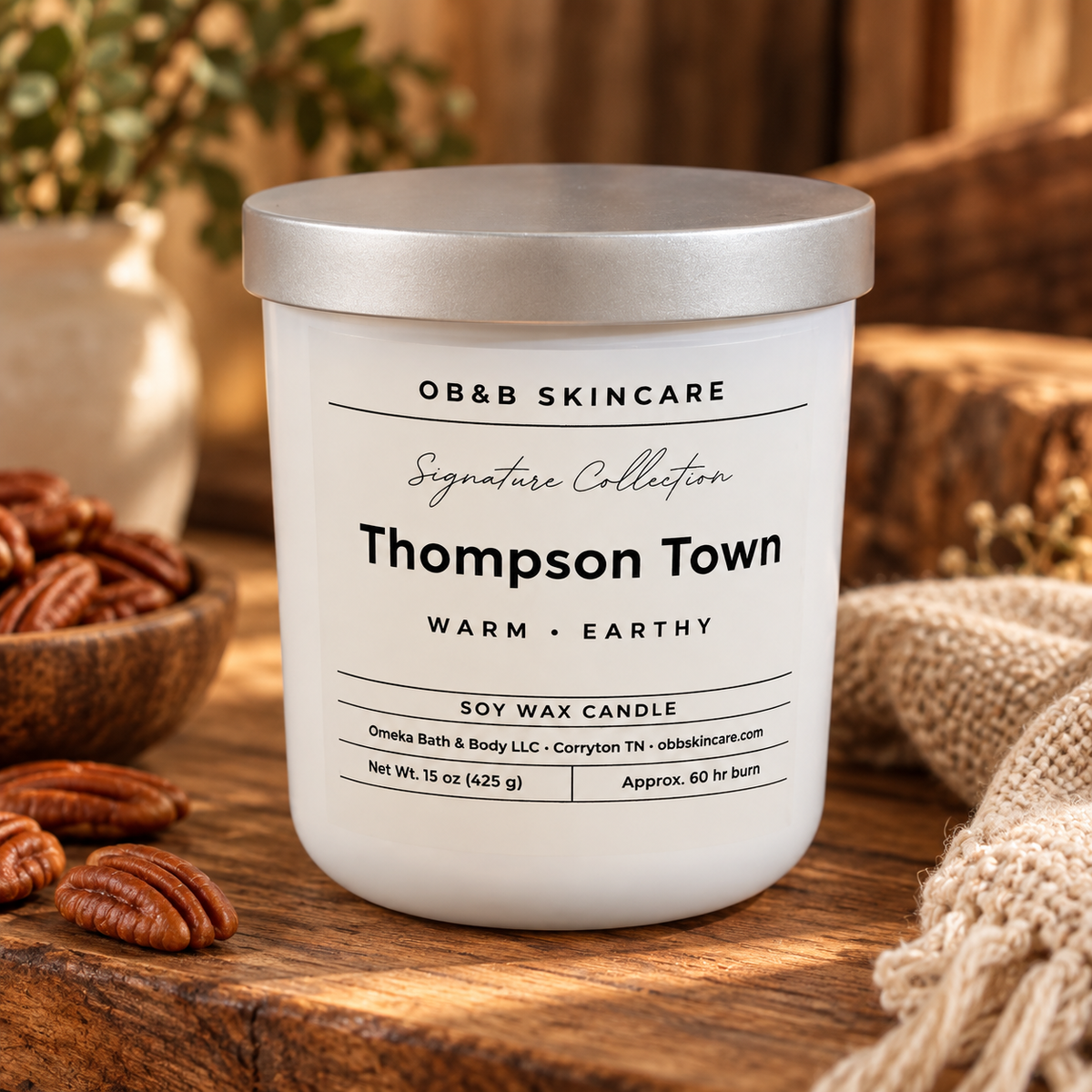 Perfect Man 15 oz Signature Candle - OB&B Skincare
